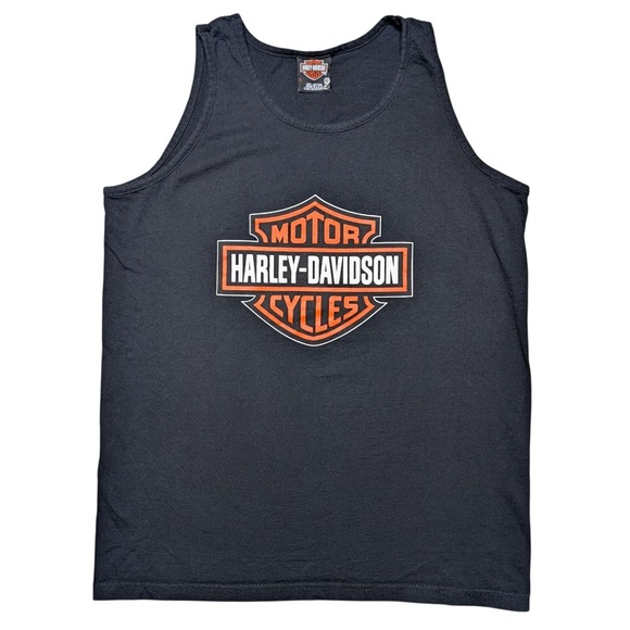 Harley-Davidson Other - Harley Davidson Black Tank‎ Large Ats Paris Bastille France Graphic Sleeveless